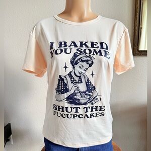 Women’s Graphic Cream Short Sleeve T-Shirt